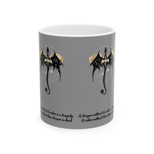 Mug - Fourth Wing Fantasy Inspired Ceramic Mug (11oz, 15oz)